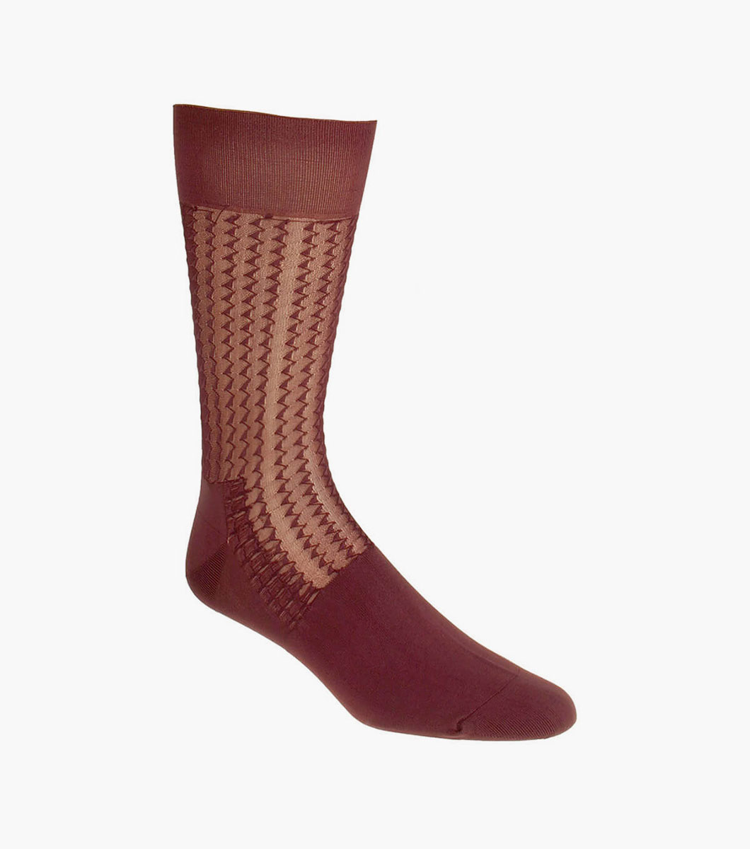 Men's Socks | Men's Accessories | Burgundy Men's Crew Dress Sock ...