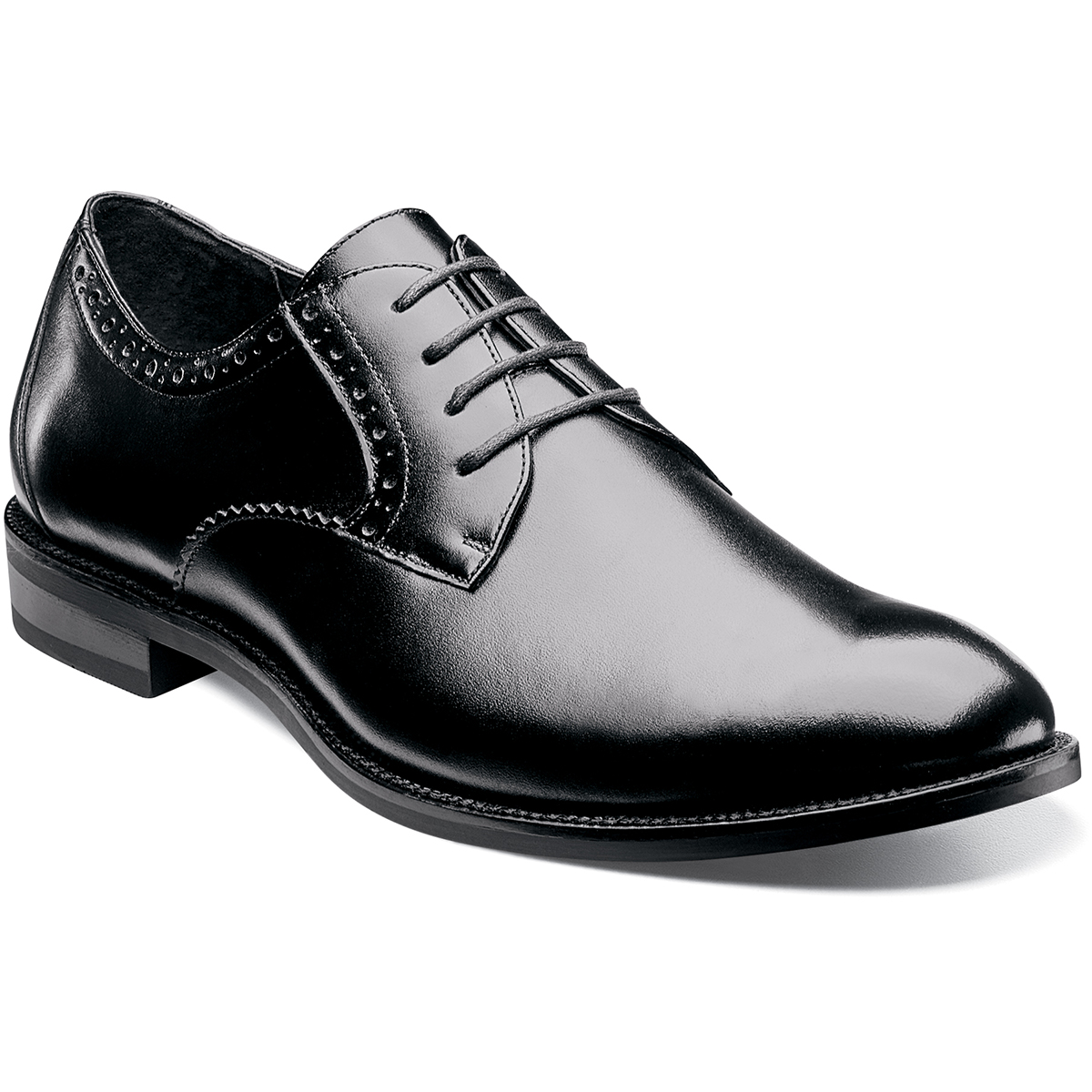 Men's Dress Shoes | Black Plain Toe Oxford | Stacy Adams Graham