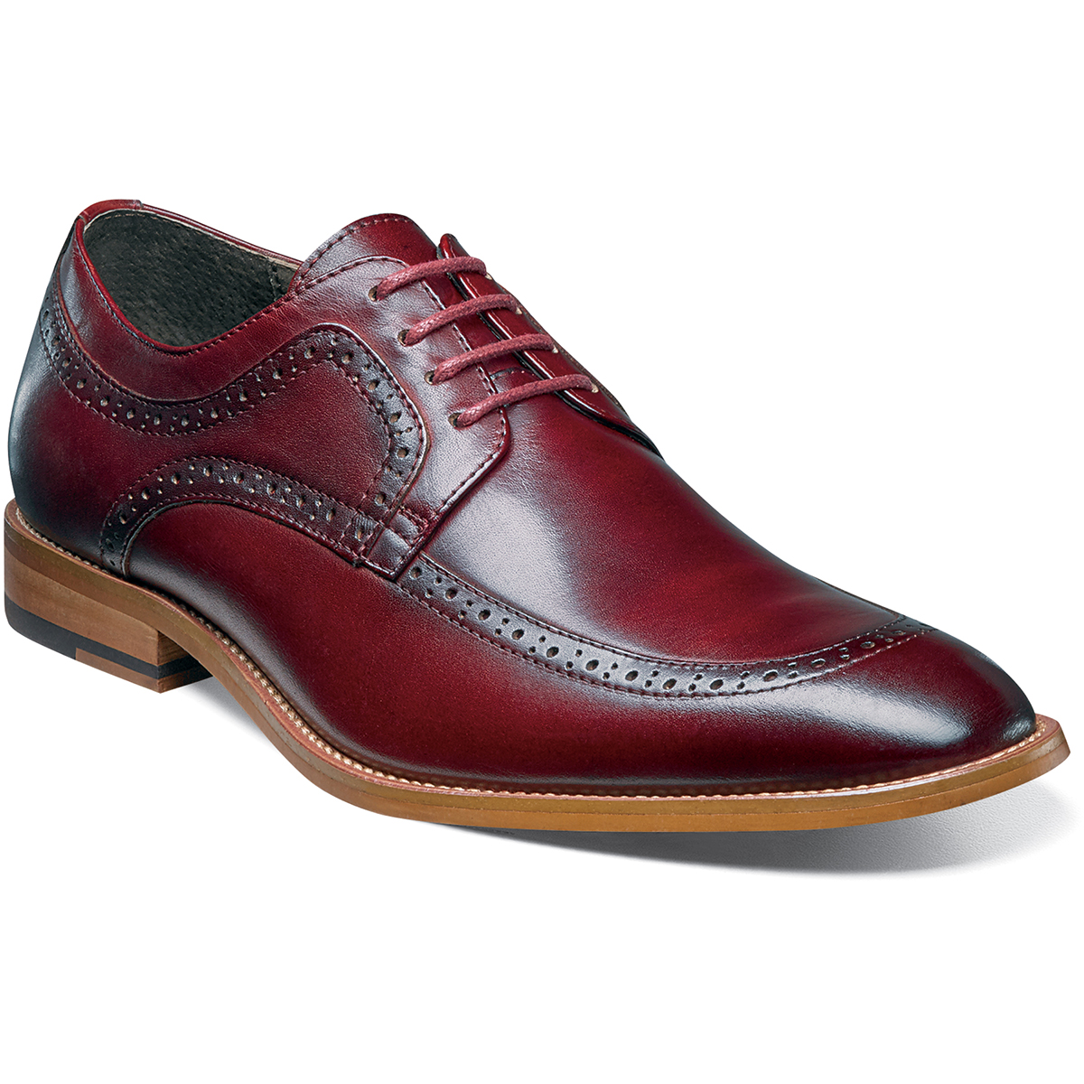 Men's Dress Shoes | Red Moc Toe Oxford | Stacy Adams Dwight