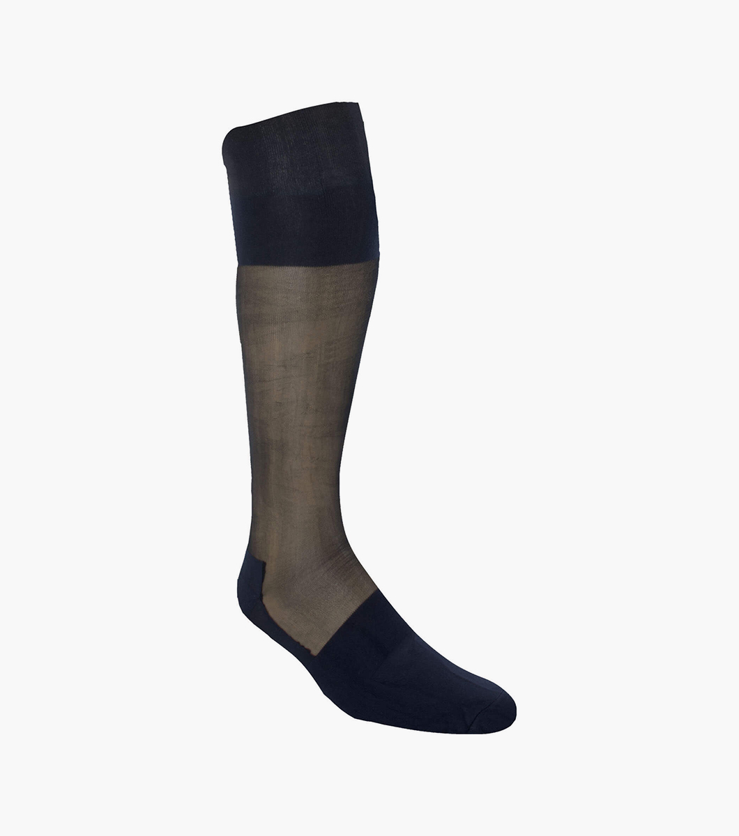 Silky Sheer Mens Over Calf Dress Sock Mens Socks