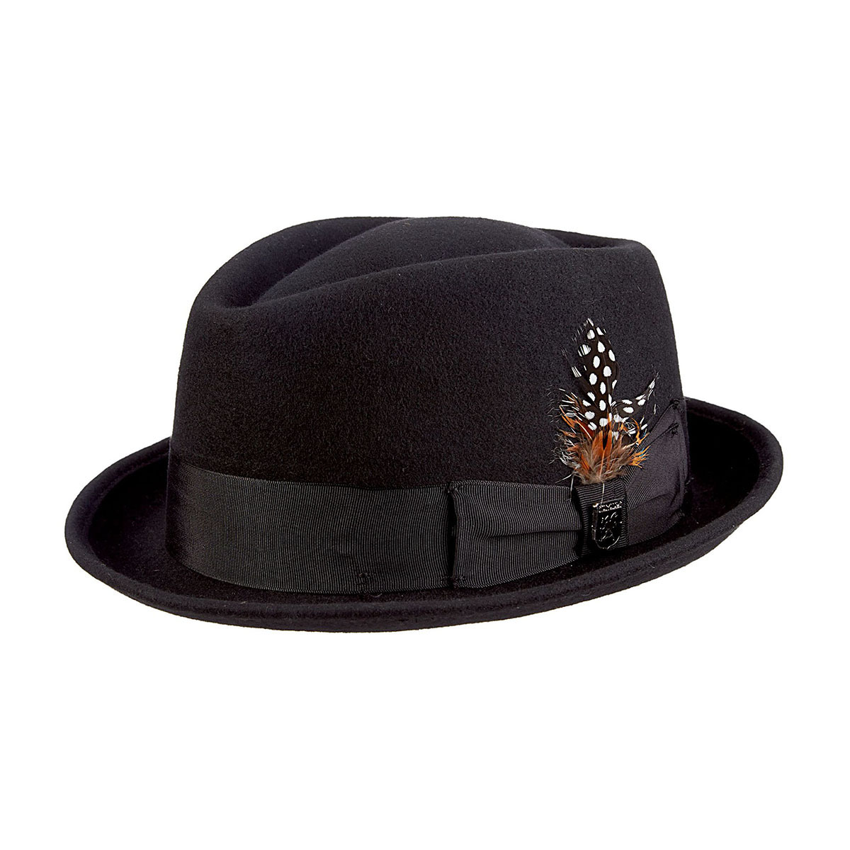 Men's Hats | Men's Accessories | Black Wool Hat | Stacy Adams Monroe ...