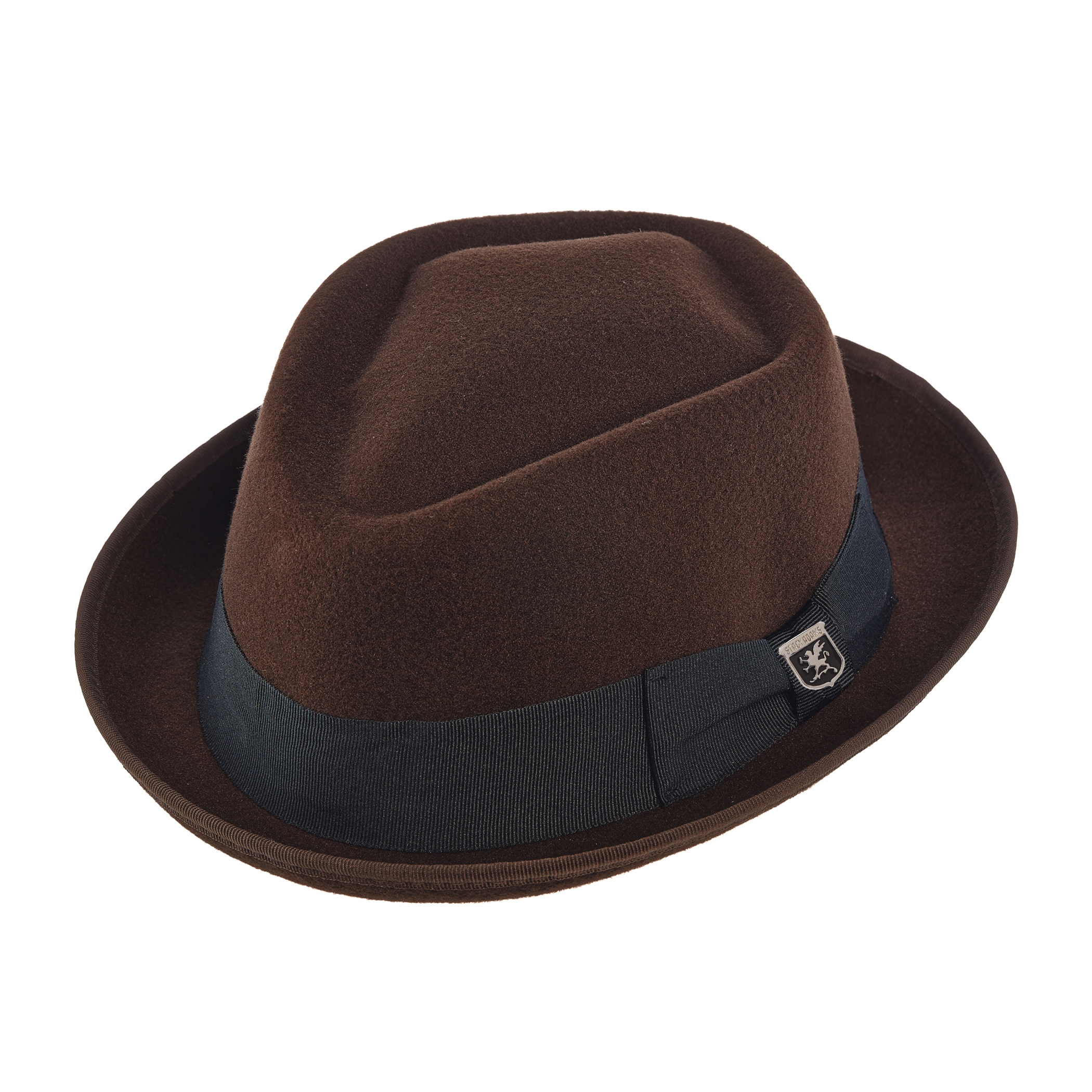 Men's Hats | Men's Accessories | Brown | Stacy Adams Reagan Pork Pie Hat