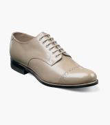 Men's Dress Shoes | Taupe Cap Toe Boot | Stacy Adams Madison