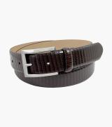 Men's Belts | Men's Accessories | Tan Genuine Leather Croc Emboss Belt ...