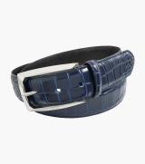 Men's Belts | Men's Accessories | Navy Genuine Snakeskin Emboss Belt ...