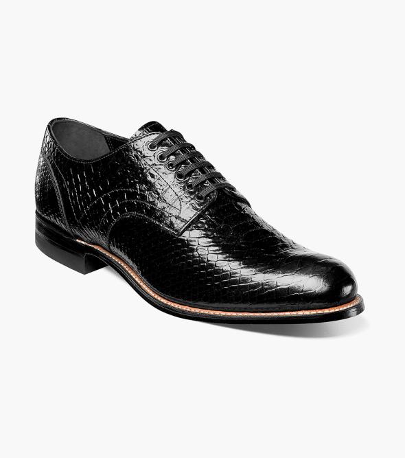 Men's Classic Shoes | Black Plain Toe Oxford | Stacy Adams Madison