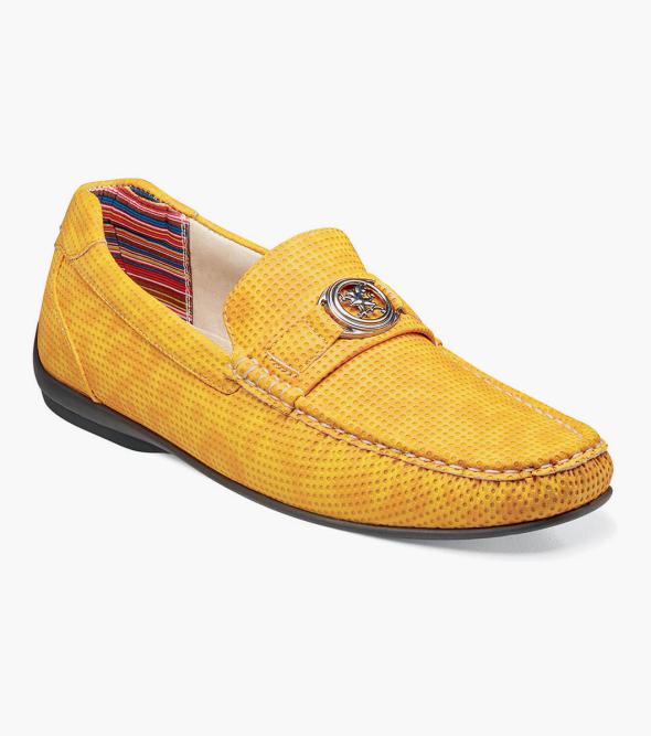 yellow stacy adams shoes