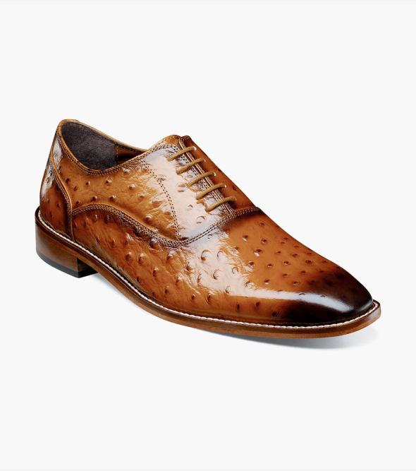 Roselli Leather Sole Plain Toe Oxford Men’s Dress Shoes | Stacyadams.com