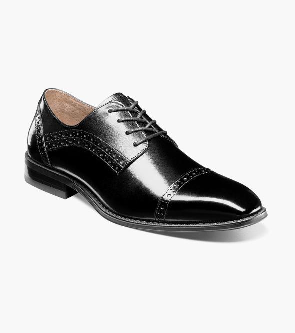 Garrett Cap Toe Oxford Men’s Dress Shoes | Stacyadams.com