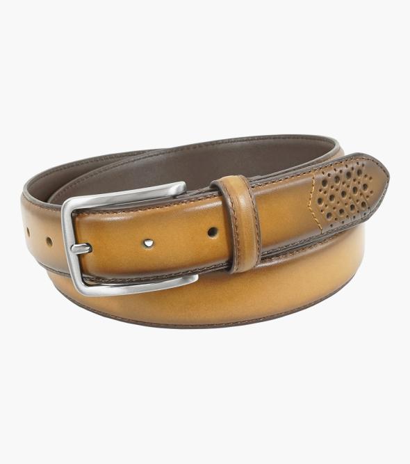 Giovante Wingtip Belt Men’s Belts | Stacyadams.com