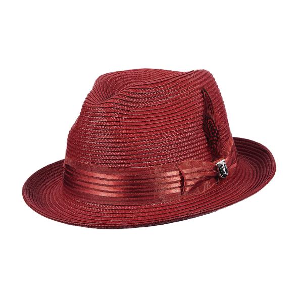 Men's Hats | Men's Accessories | Burgundy | Stacy Adams Phoenix Shiny ...