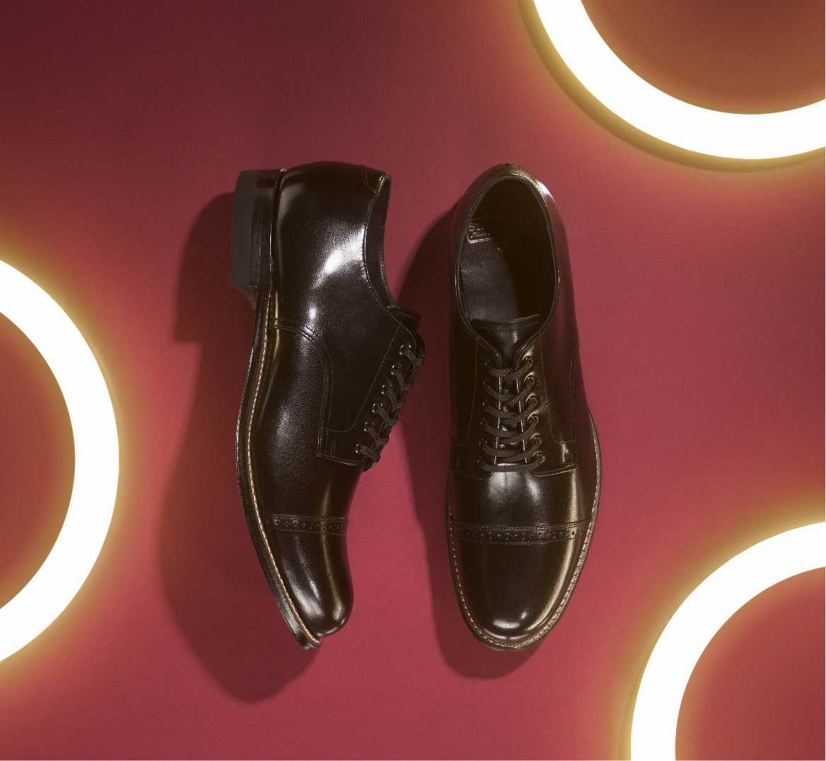 Shop Stacy Adams Classics featuring the Madison cap toe oxford in black. 