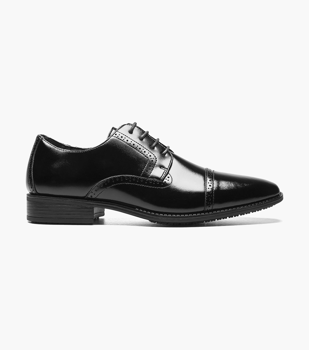 Abbott Cap Toe Oxford All Mens Shoes | Stacyadams.com