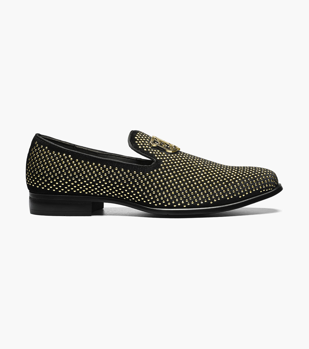 Swagger Studded Slip On Men’s Dress Shoes | Stacyadams.com