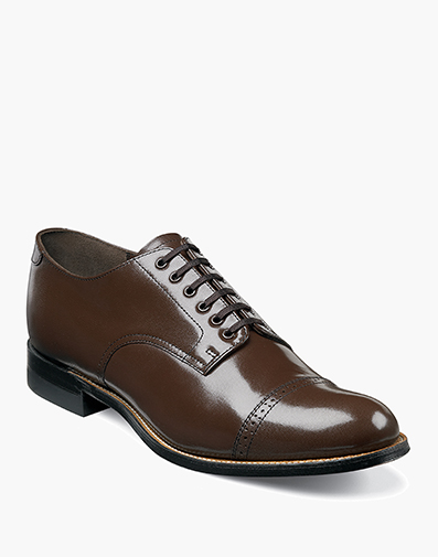 Madison Cap Toe Oxford in Brown for $$130.00