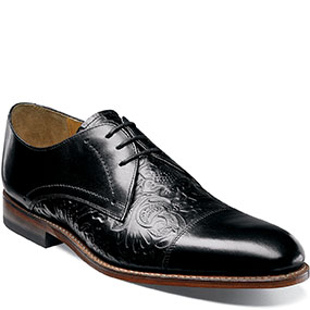 Madison II Floral Cap Toe Oxford in Black for $$59.90