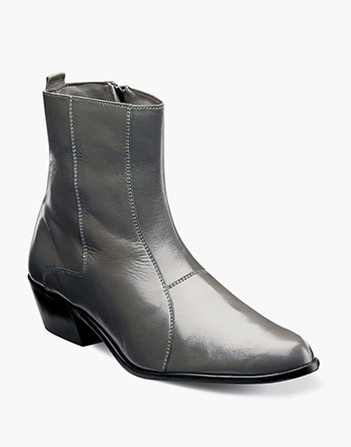 Santos Side Zip Boot in Gray for $$105.00