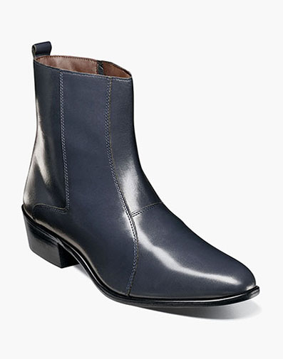 Santos Side Zip Boot in Navy for $$105.00