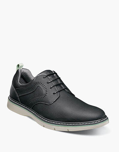 Stride Plain Toe Lace Up in Black for $$49.90