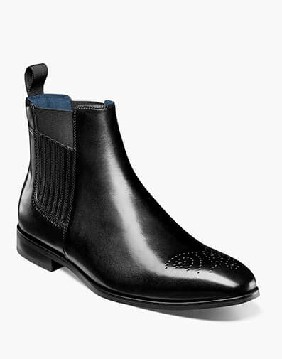 Bradley Plain Toe Chelsea Boot in Black for $$145.00
