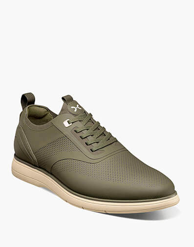 Everidge Plain Toe Elastic Lace Up