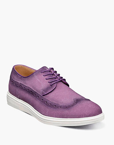 Trudell Wingtip Lace Up in Lavender for $$110.00