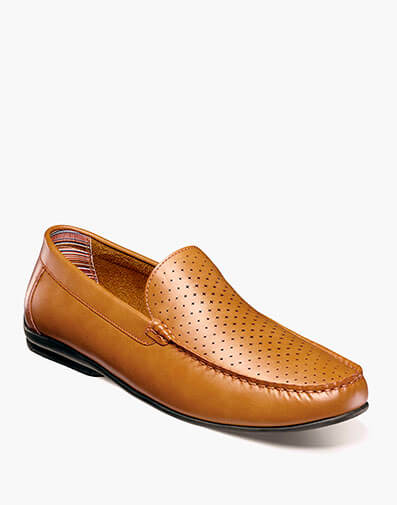 Conroy Moc Toe Perf Slip On in Tan for $$80.00