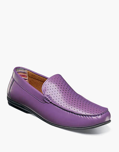 Conroy Moc Toe Perf Slip On in Purple for $$80.00