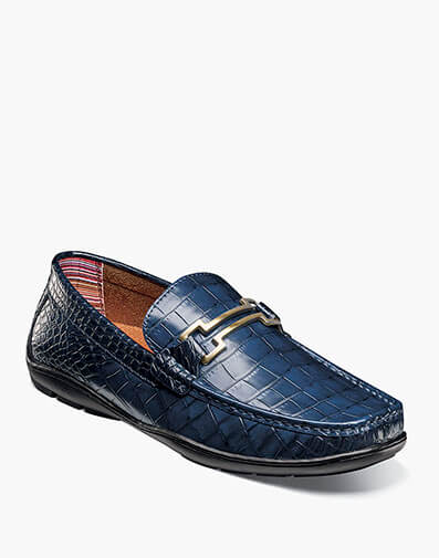 Embrey Moc Toe Bit Slip On in Navy for $$80.00