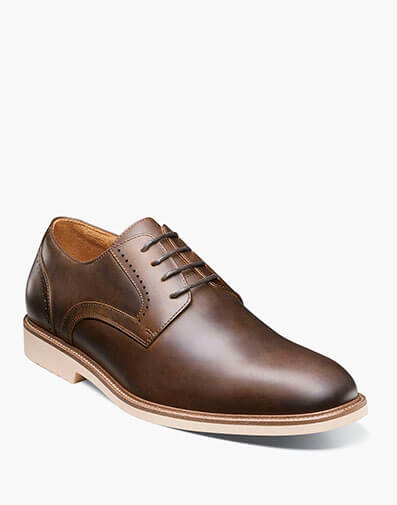 Wescott Plain Toe Oxford in Brown CH for $$110.00