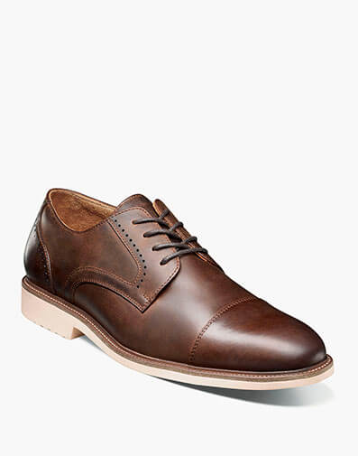 Wesbridge Cap Toe Oxford in Brown CH for $$115.00