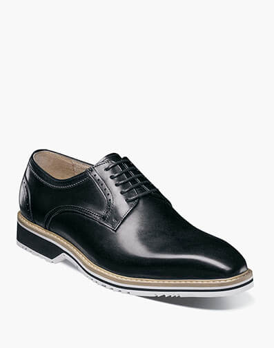 Barringer Plain Toe Oxford in Black for $$140.00