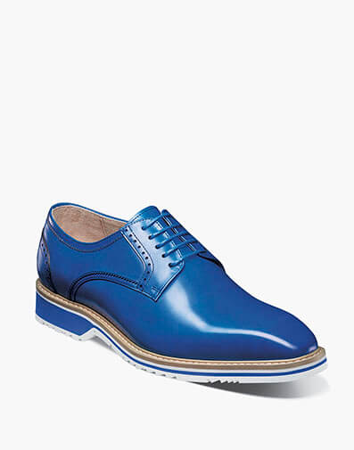 Barringer Plain Toe Oxford in Blue for $$140.00