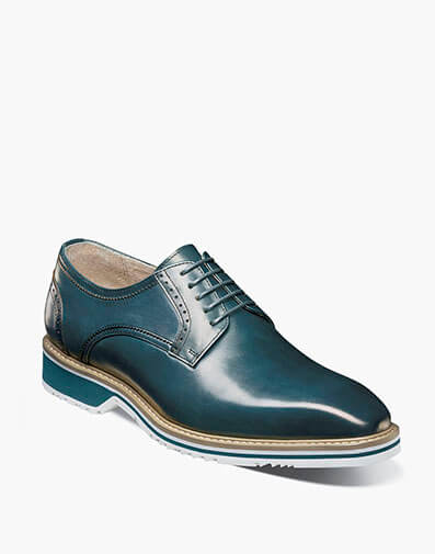 Barringer Plain Toe Oxford in Teal for $$140.00