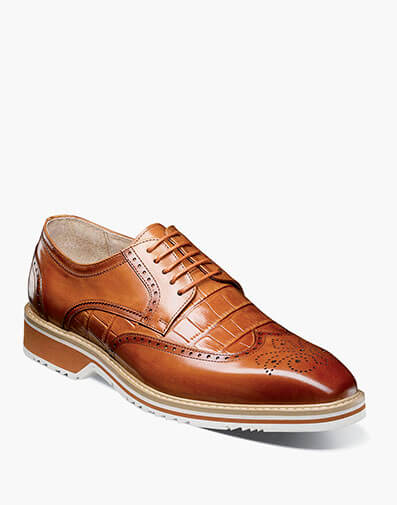 Beaumont Wingtip Oxford in Tan for $$140.00