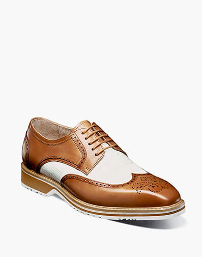 Beaumont Wingtip Oxford in Natural Multi for $$140.00