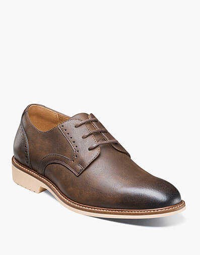 Wescott Kids Plain Toe Oxford in Brown CH for $$60.00