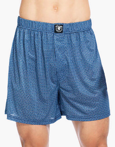 Boxer Shorts Performance Fabric in French Blue Multi for $$19.95