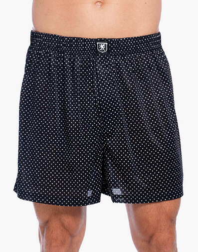 Boxer Shorts Performance Fabric in Black/Grey for $$19.95